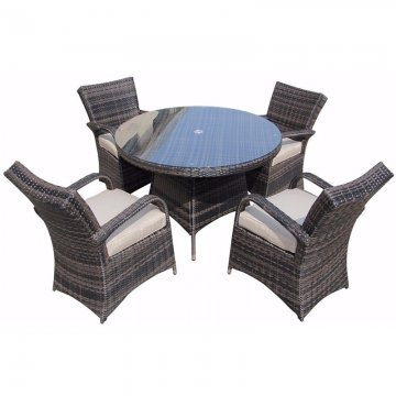 Florida Rattan 4 Seat Table set Florida Rattan 4 Seat Table set
